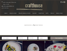 Tablet Screenshot of crafthouse-restaurant.com